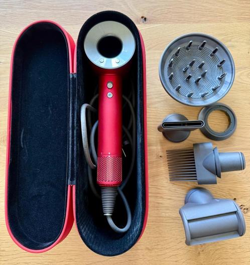 Dyson Supersonic haardroger Red Nickel z.g.a.n., Sieraden, Tassen en Uiterlijk, Uiterlijk | Haarverzorging, Zo goed als nieuw