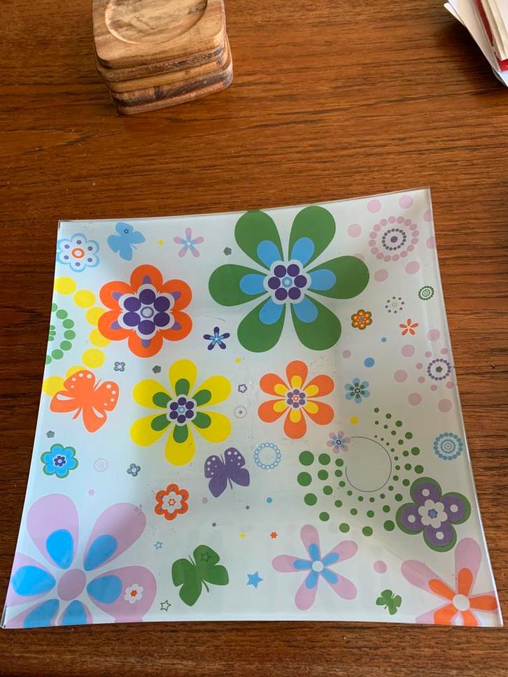 Glazen schaal jaren ‘70, Antiek en Kunst, Antiek | Glas en Kristal, Ophalen of Verzenden