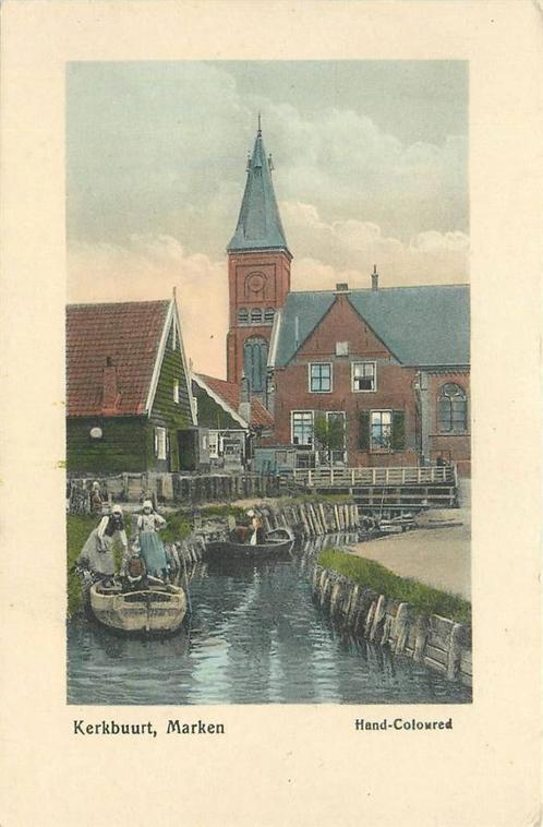 (388-073-021) Marken Kerkbuurt, Verzamelen, Ansichtkaarten | Nederland, Noord-Holland, Verzenden