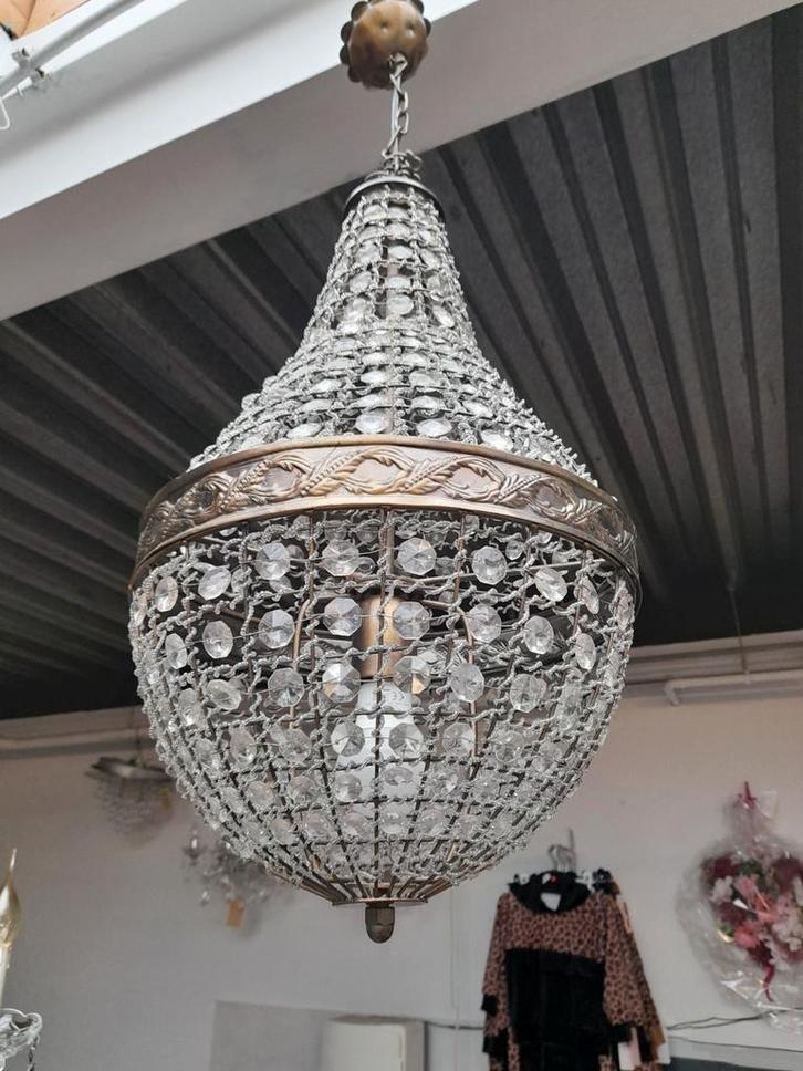 Adv 47 mooie unieke zak kroon, Huis en Inrichting, Lampen | Kroonluchters, Zo goed als nieuw, Ophalen of Verzenden