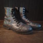 Stoere zilveren boots. Maat 38.Nooit gedragen!!, Overige kleuren, Verzenden, Lage of Enkellaarzen, Zo goed als nieuw