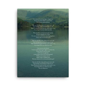 Taylor Swift The Lakes canvas schilderij print