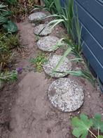 5 ronde grindtegels 40 cm diameter, Tuin en Terras, Ophalen, Zo goed als nieuw, Beton, Overige typen