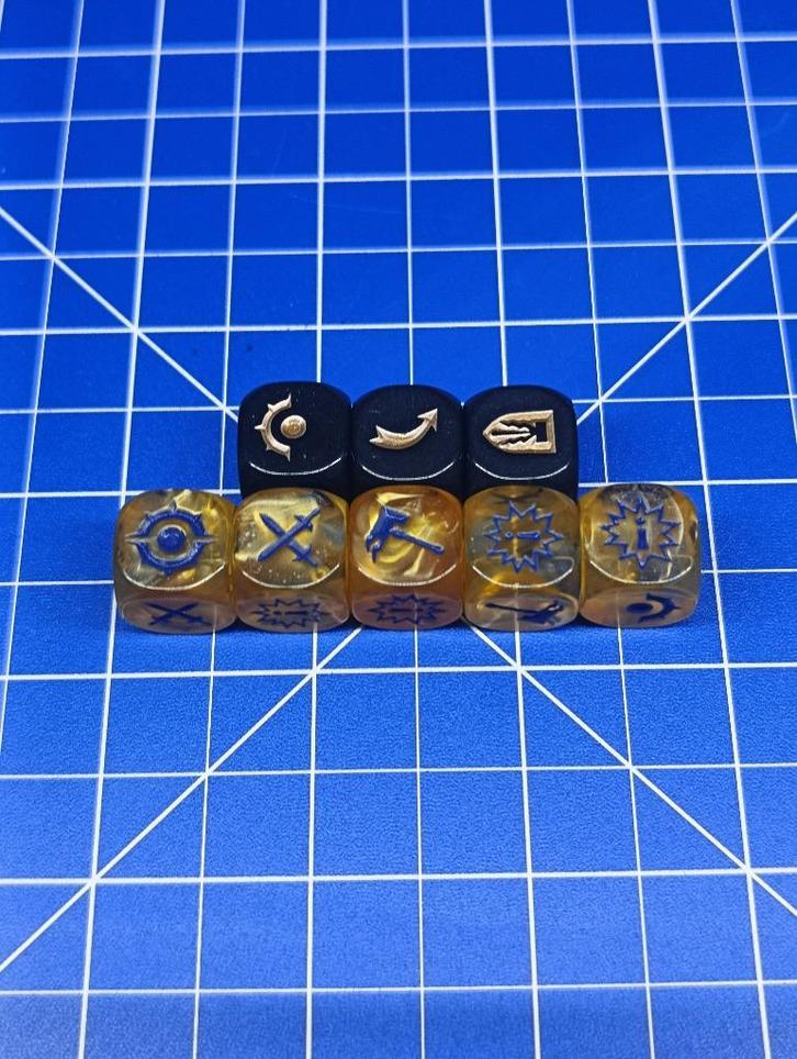 Warhammer Underworlds Stormsires Cursebreakers Dice Pack, Hobby en Vrije tijd, Wargaming, Gebruikt, Warhammer, Figuurtje(s), Geverfd