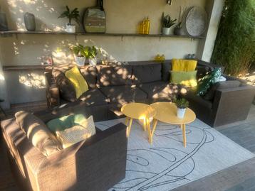 Loungebank tuin terras loungeset hoekbank chaise bank beschikbaar voor biedingen
