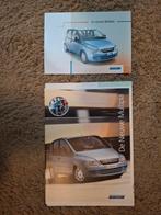 2x autofolder Fiat Multipla 2e generatie, Boeken, Verzenden, Zo goed als nieuw, Overige merken