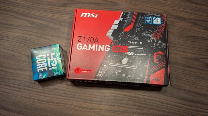 Gaming PC Upgrade: i5 7600K + Z170A M5, Computers en Software, Moederborden, Ophalen of Verzenden