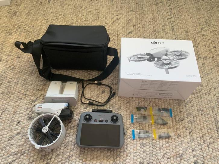Zgan: DJI Flip Fly More Combo + Smart Controller + garantie, Audio, Tv en Foto, Drones, Zo goed als nieuw, Drone met camera, Ophalen of Verzenden
