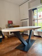 Eettafel ovaal betonlook 240x120x4cm, Ophalen, Overige materialen, Gebruikt, 100 tot 150 cm