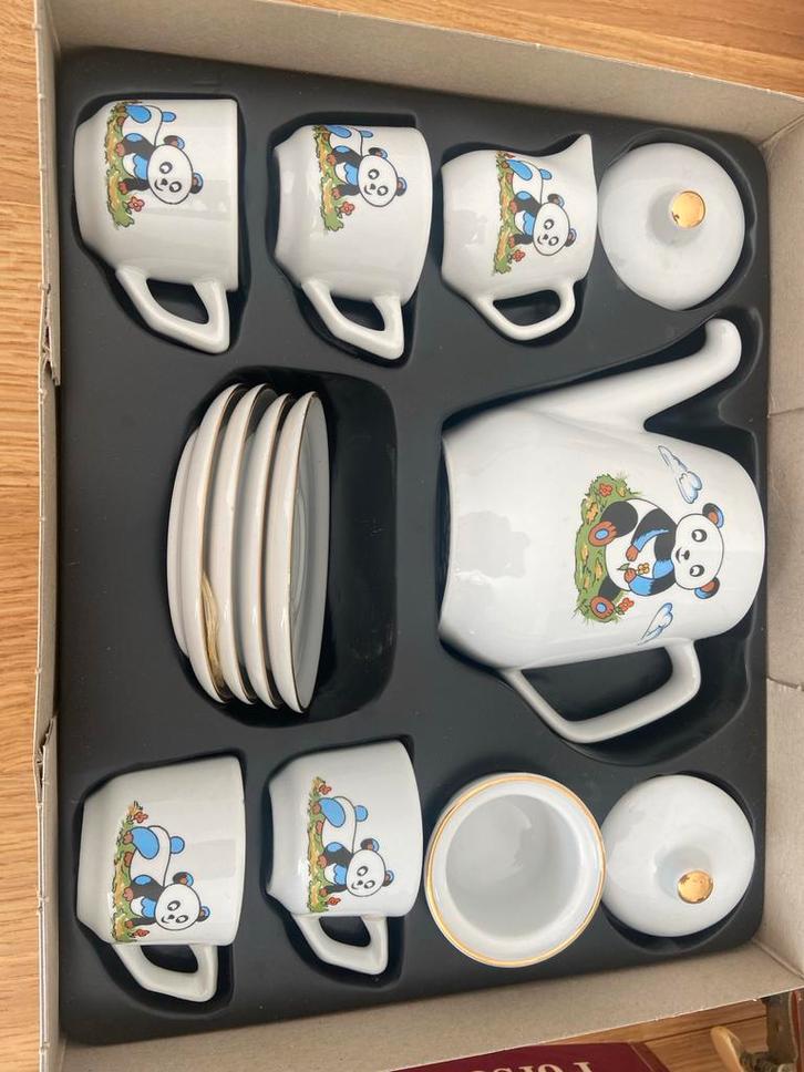 Rösler Porseleinen Kindertheeservies Panda Bavaria, Antiek en Kunst, Antiek | Porselein, Ophalen