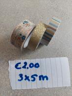 Washi tape 3 x 5 meter, Ophalen, Nieuw, Versiering of Embellishment