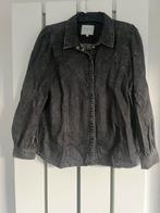 Dante 6 zwarte denim blouse, maat 5 = maat 42, Kleding | Dames, Blouses en Tunieken, Dante 6, Zwart, Maat 42/44 (L), Ophalen of Verzenden