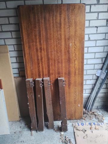 Eikenhouten Tafel - Vintage Charme beschikbaar voor biedingen