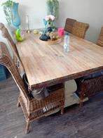 Eettafel met stoelen, Ophalen of Verzenden, Zo goed als nieuw
