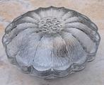 Vintage plafonnière plafondlamp rond bloem normale fitting, Antiek en Kunst, Antiek | Lampen, Ophalen of Verzenden