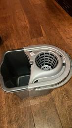 Mop emmer om de vloer te dweilen, handige wringfunctie, Ophalen of Verzenden, Gebruikt, Kunststof, Met handgreep