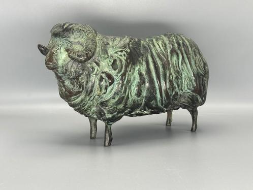 Prachtige bronzen sculptuur – Hetty Heyter – Ram (1984), Antiek en Kunst, Kunst | Beelden en Houtsnijwerken, Ophalen of Verzenden