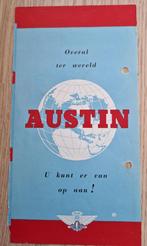 Folder Austin modellengamma, Ophalen of Verzenden, Gelezen, Overige merken