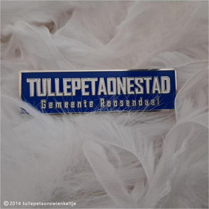 Carnaval Roosendaal Pin - Tullepetaonestad, Verzamelen, Speldjes, Pins en Buttons, Nieuw, Overige onderwerpen, Ophalen of Verzenden
