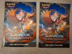 Pokémon Sun & Moon Burning Shadows collectors album LEEG 2X, Ophalen of Verzenden