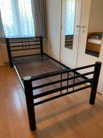 Eenpersoonsbed, Huis en Inrichting, Slaapkamer | Bedden, Ophalen, 90 cm, Eenpersoons, Zwart
