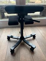 Stokke Variér Wing Kniestoel, Huis en Inrichting, Bureaustoelen, Gebruikt, Zwart, Ophalen of Verzenden, Bureaustoel