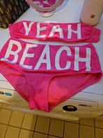 Neon roze bandeau bikini (44), Ophalen of Verzenden, Zo goed als nieuw, Roze, Bikini