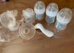 Nieuwe Avent handkolf met 3 extra nieuwe Avent flesjes 125ml, Ophalen of Verzenden, Nieuw, Borstkolf