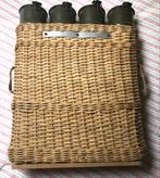 Rieten Mortiermand met Nautische kaarten, Verzamelen, Militaria | Tweede Wereldoorlog, Ophalen of Verzenden, Nederland