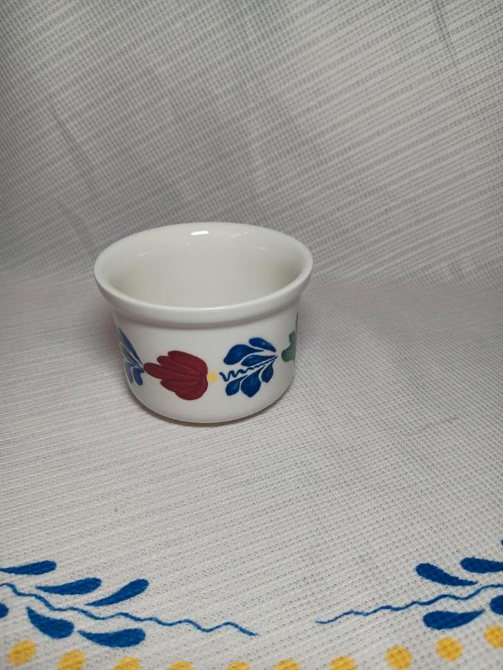 10x Boerenbont souffle bakjes schaaltjes, Huis en Inrichting, Keuken | Servies, Zo goed als nieuw, Schaal of Schalen, Overige stijlen