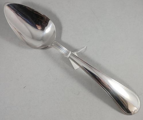 Zilveren Groentelepel Dubbel rondfilet antiek 835 zilver, Antiek en Kunst, Antiek | Goud en Zilver, Zilver, Ophalen of Verzenden