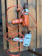 2 Vintage Black & Decker Boormachines, Doe-het-zelf en Verbouw, Gereedschap | Boormachines, Ophalen, Gebruikt, Minder dan 400 watt