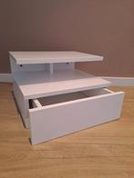 Zwevende nachtkastjes wit 2x, Ophalen, Zo goed als nieuw