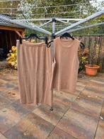 Shoeby camel gebreide warme rok met top maat xl 42, Kleding | Dames, Rokken, Bruin, Maat 42/44 (L), Ophalen of Verzenden, Zo goed als nieuw