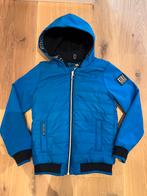 WE softshell jas blauw capuchon 146-152, WE, Ophalen of Verzenden, Zo goed als nieuw, Jongen