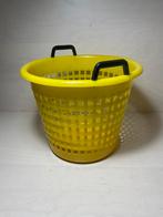Vintage geel Castella knijpermand knijpermandje, Ophalen of Verzenden