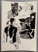 L.Durasov Russian p/card drawing, Ophalen of Verzenden, Sterren en Beroemdheden