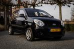 Kia Picanto 2011 MET APK en WEINIG KILOMETERS, Auto's, Kia, Zwart, 4 cilinders, 400 kg, Leder en Stof