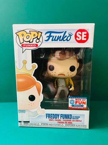 Freddy Funko as Freddie Mercury van Queen met hard case beschikbaar voor biedingen