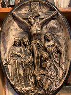 Religieus wandrelief/ gips., Ophalen of Verzenden