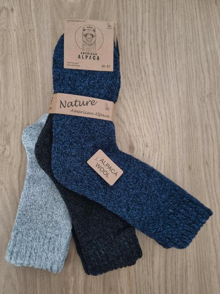 3 Paar Dikke Alpaca Wollen Sokken Maat 41-47, Kleding | Heren, Sokken en Kousen, Nieuw, Overige maten, Overige kleuren, Ophalen of Verzenden