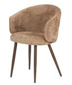Luna Chair Caramel – Moderne Eetkamerstoelen, Overige kleuren, Verzenden, Japandi, Hotel Chique, Modern, Metaal