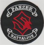 Sabaton Panzer Battalion stoffen opstrijk patch embleem #1, Verzamelen, Ophalen of Verzenden, Nieuw, Kleding