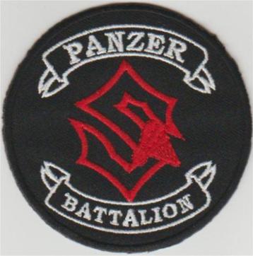 Sabaton Panzer Battalion stoffen opstrijk patch embleem #1 beschikbaar voor biedingen