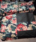 Bloemenhoes voor de Ikea Ektorp Hoekbank., Huis en Inrichting, Banken | Bankstellen, Ophalen of Verzenden, Gebruikt, Vierpersoons of meer