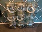 9 x Ikea Korken potten 0,5 liter, Glas, Pot, Bus of Blik, Gebruikt, Ophalen of Verzenden