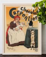 Chocolat Carpentier Kunst Poster Art Nouveau affiche, Antiek en Kunst, Ophalen of Verzenden