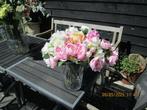 Zijden bloemen, Huis en Inrichting, Woonaccessoires | Kunstplanten en Kunstbloemen, Ophalen, Zo goed als nieuw, Binnen