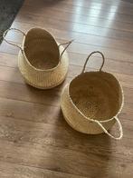 2 FLÅDIS manden IKEA, Huis en Inrichting, Woonaccessoires | Schalen en Manden, Ophalen of Verzenden, Gebruikt, Rond, Riet