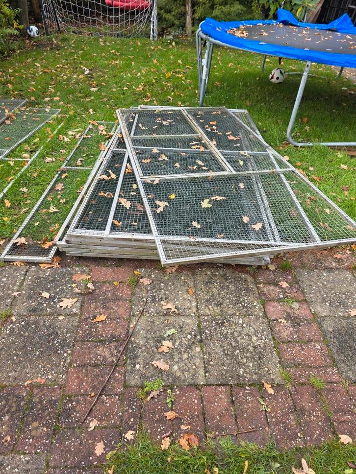 Aluminium volière te koop – in zeer goede staat, Dieren en Toebehoren, Vogels | Hokken en Kooien, Volière, Aluminium, Ophalen